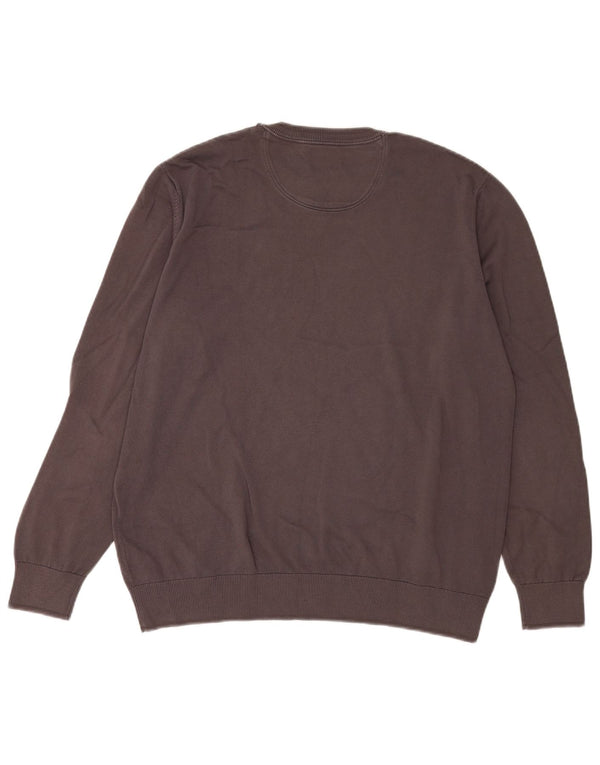 Maglione maglione girocollo da uomo Timberland XL in cotone grigio