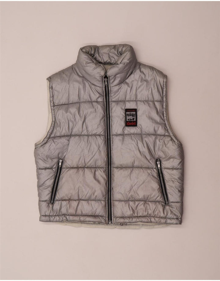 Gilet Imbottito Uomo Astrolabio IT 48 Medio Argento Poliammide
