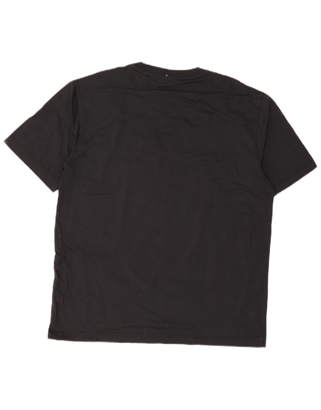 T-shirt grafica da uomo Tommy Hilfiger Top grande in cotone nero
