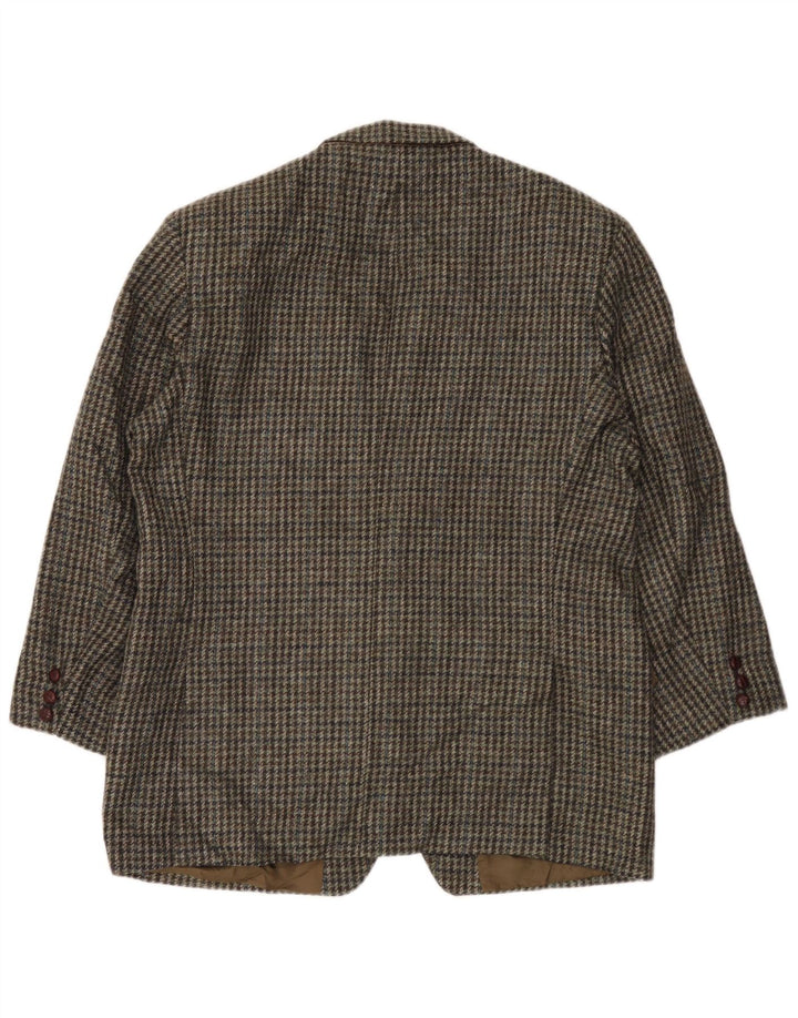Giacca blazer da uomo Marks & Spencer St. Michael UK 44 XL verde pied de poule