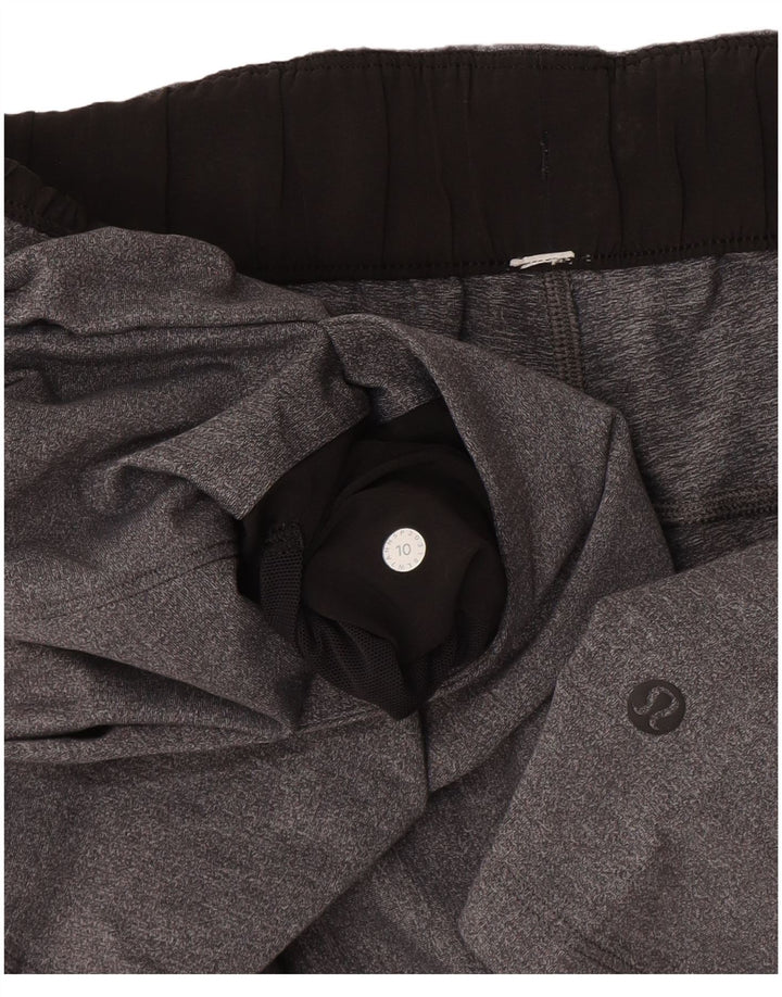 Pantaloncini sportivi da donna Lululemon US 10 grandi grigi