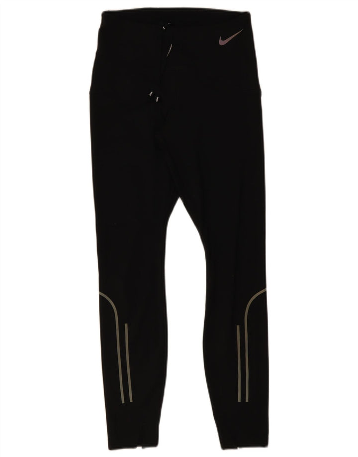 Leggings Nike Dri Fit da donna UK 8 Small Nero Poliestere