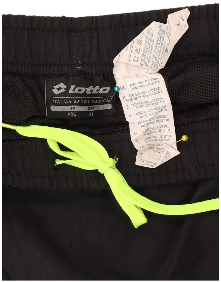 Pantaloni da tuta da uomo Lotto 2XL Poliestere nero