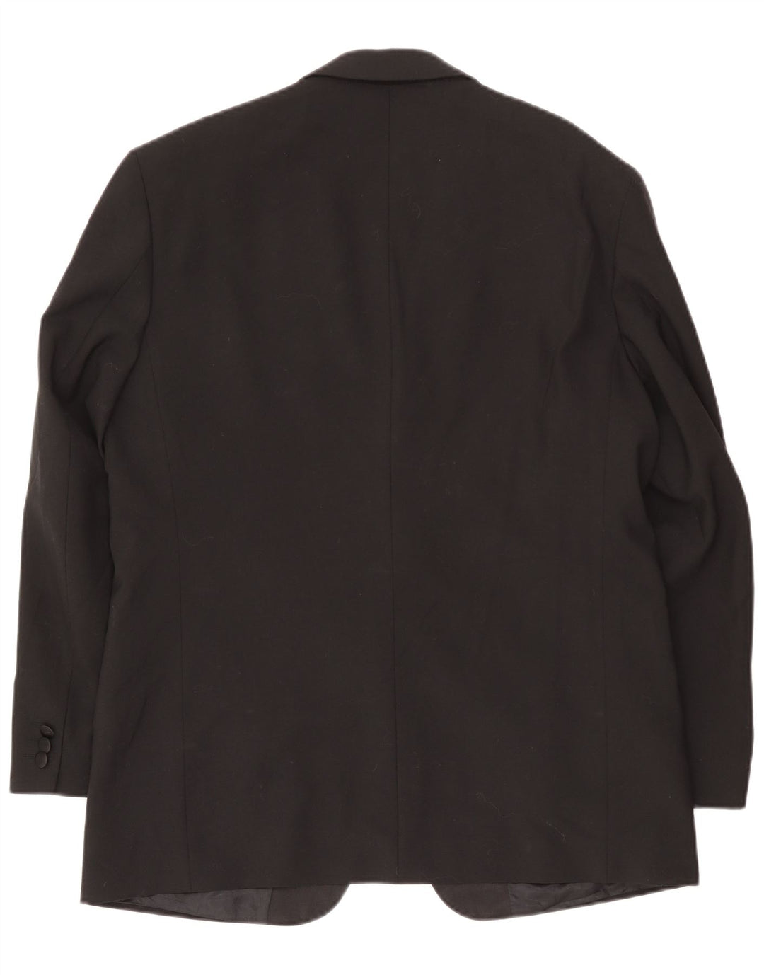 Giacca blazer a 2 bottoni Marks & Spencer da uomo UK 42 grande poliestere nero
