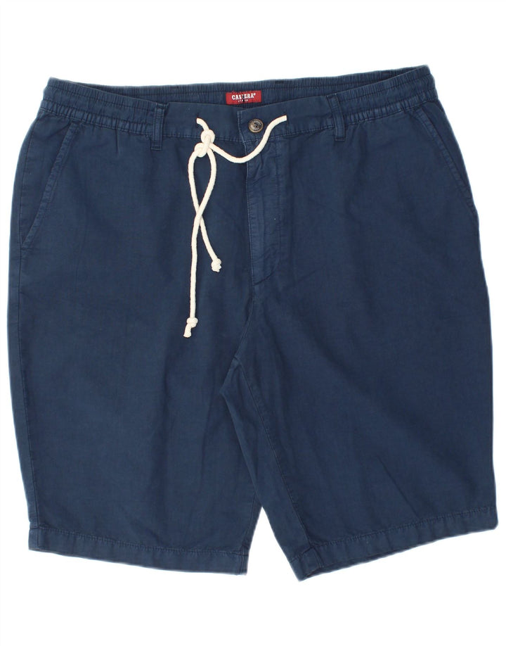 Pantaloncini chino regolari da uomo Carrera XL W38 cotone blu navy
