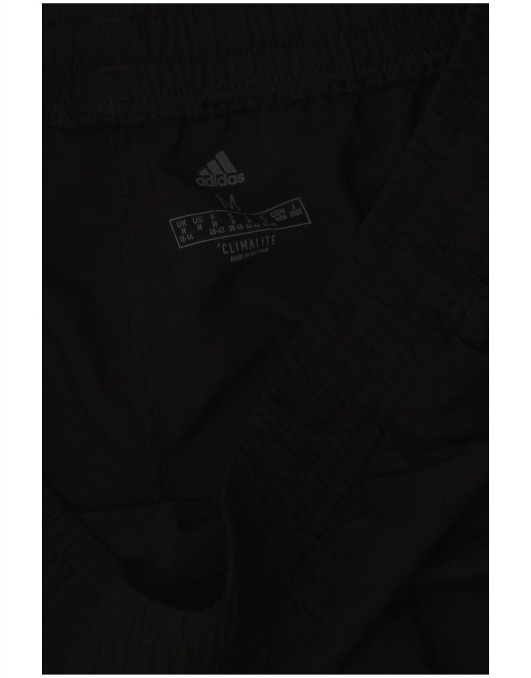 Pantaloncini sportivi Adidas Climalite da donna UK 12/14 Poliestere nero medio