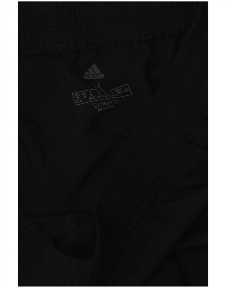 Pantaloncini sportivi Adidas Climalite da donna UK 12/14 Poliestere nero medio