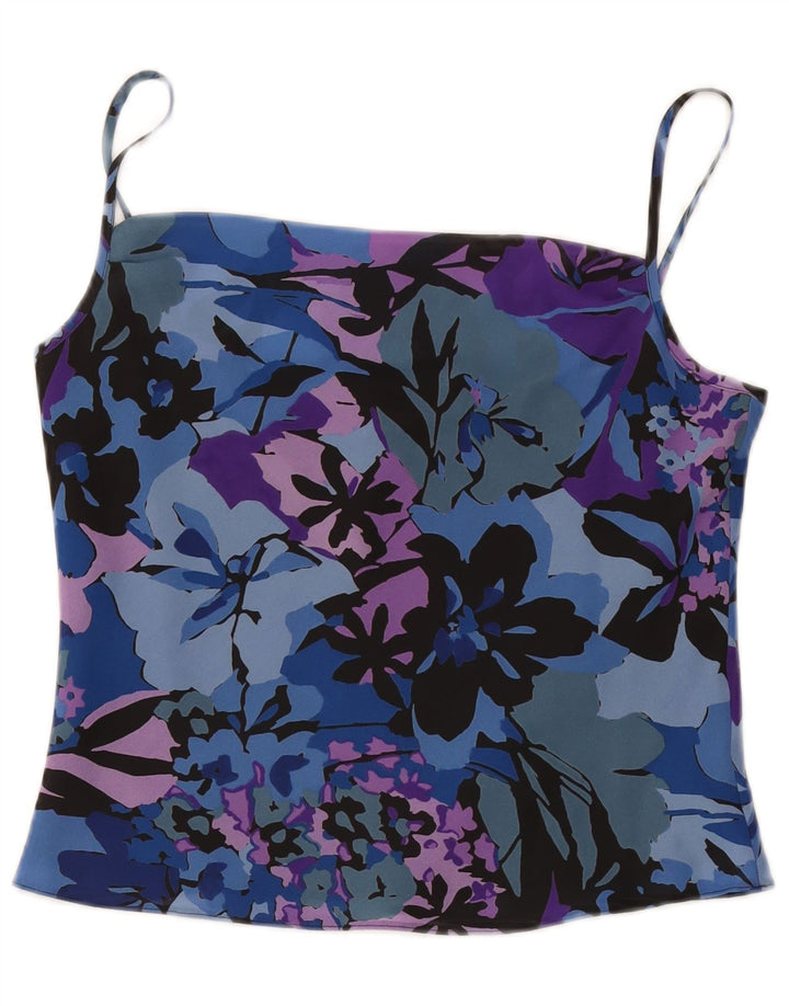Canottiera corta da donna St. Bernard UK 12 media floreale multicolore