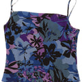 Canottiera corta da donna St. Bernard UK 12 media floreale multicolore