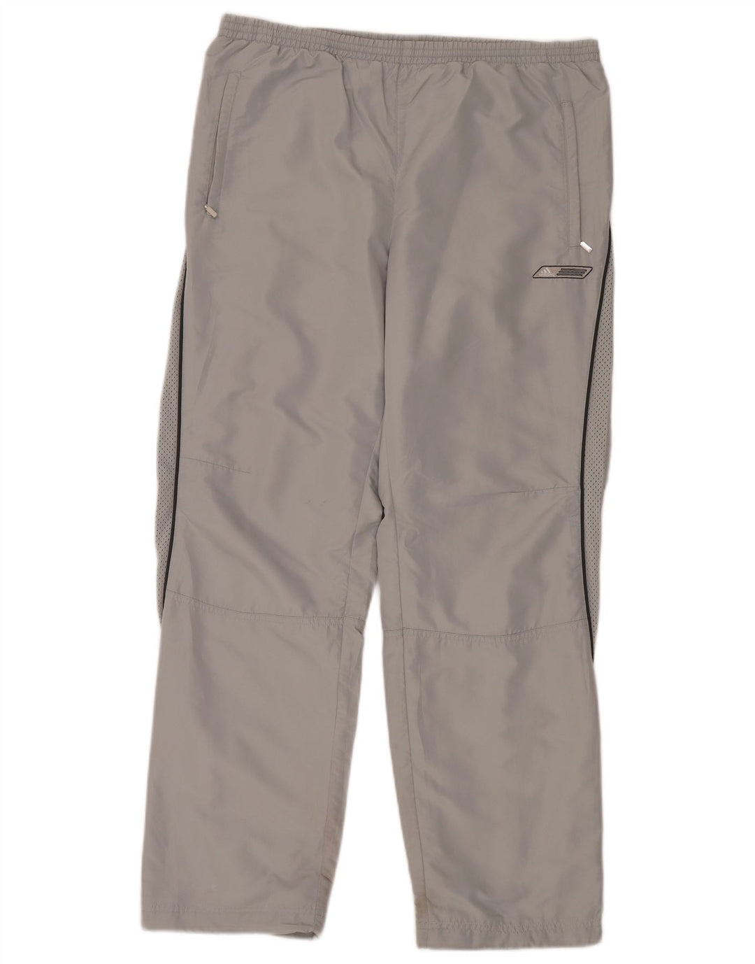 Pantaloni della tuta Adidas Climacool da donna in poliestere grigio medio