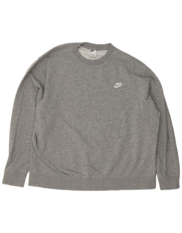 Felpa Nike Uomo Maglione XL Grigio Cotone