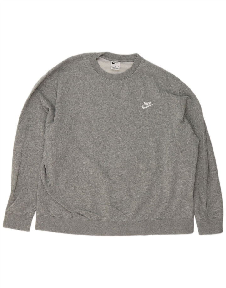 Felpa Nike Uomo Maglione XL Grigio Cotone