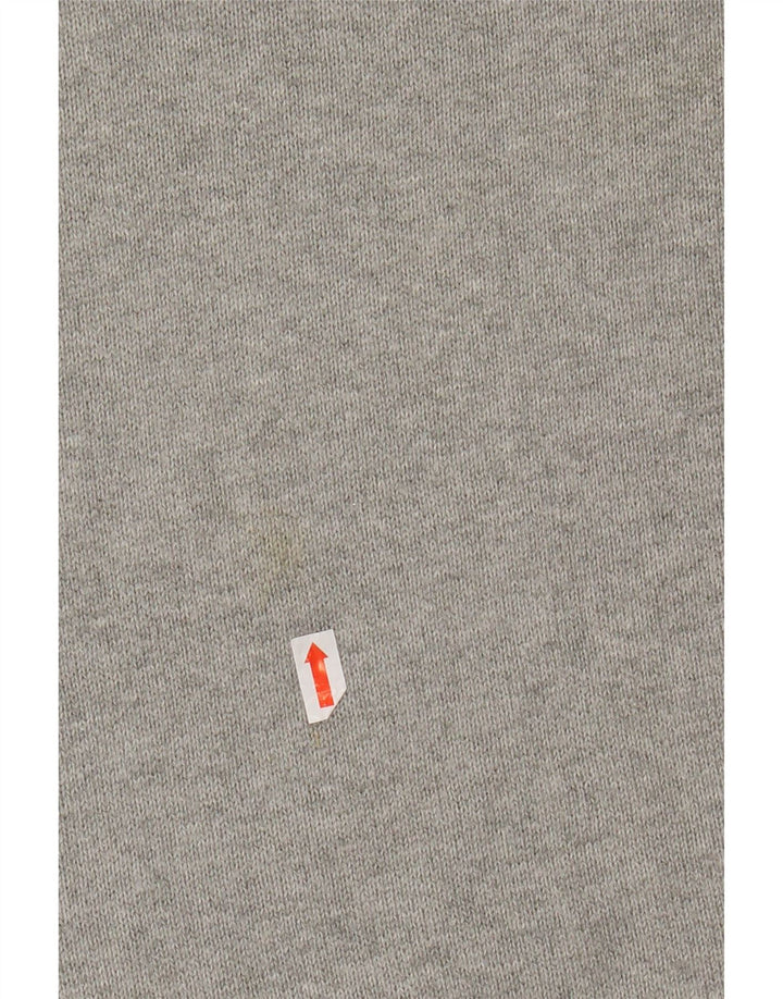 JACK & JONES Maglione maglione girocollo da uomo in cotone grigio medio