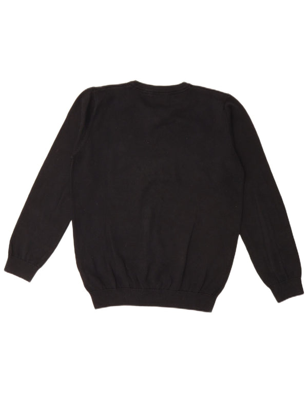 Maglione Marks & Spencer da bambino con scollo a V 13-14 anni in cotone nero