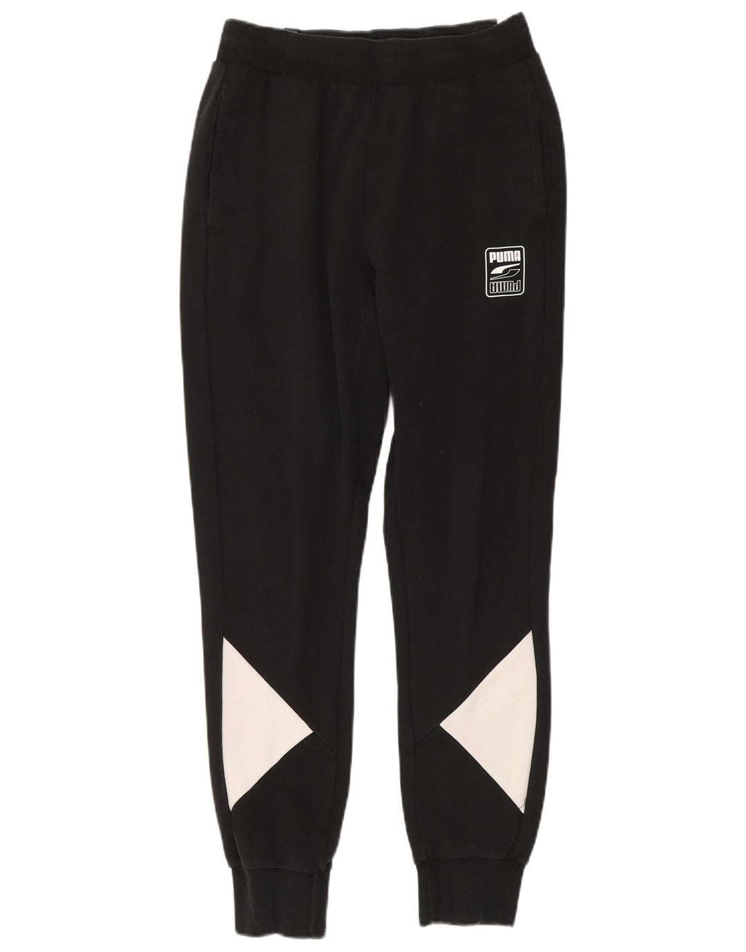Pantaloni da tuta da uomo Puma Joggers Medium Black Colourblock Cotton
