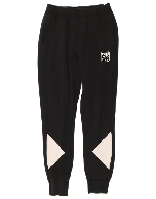 Pantaloni da tuta da uomo Puma Joggers Medium Black Colourblock Cotton