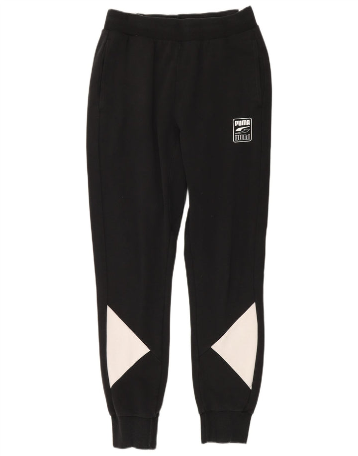 Pantaloni da tuta da uomo Puma Joggers Medium Black Colourblock Cotton