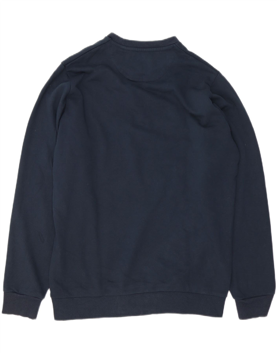 Lyle & Scott Felpa con grafica squadrata da uomo Maglione medio in cotone blu navy