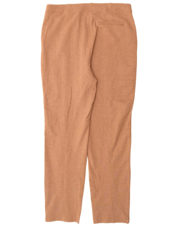 Pantaloni casual dritti da donna Marks & Spencer UK 16 Large W34 L32 Beige