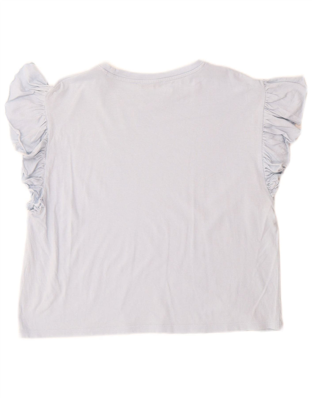 T-shirt Zara da donna Top UK 14 blu medio