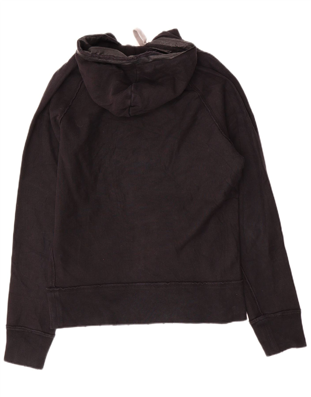 Maglione con cappuccio grafico da uomo Diesel in cotone nero medio