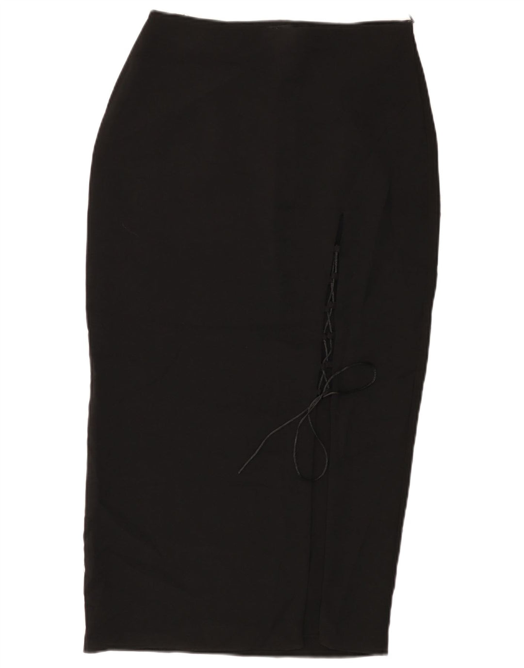 Gonna a tubino a vita alta da donna Zara media W28 poliestere nero