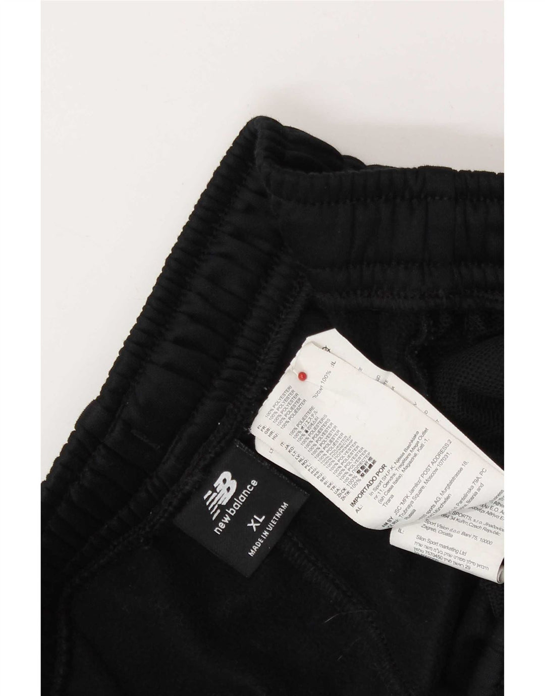 Pantaloni da tuta da uomo New Balance XL poliestere nero