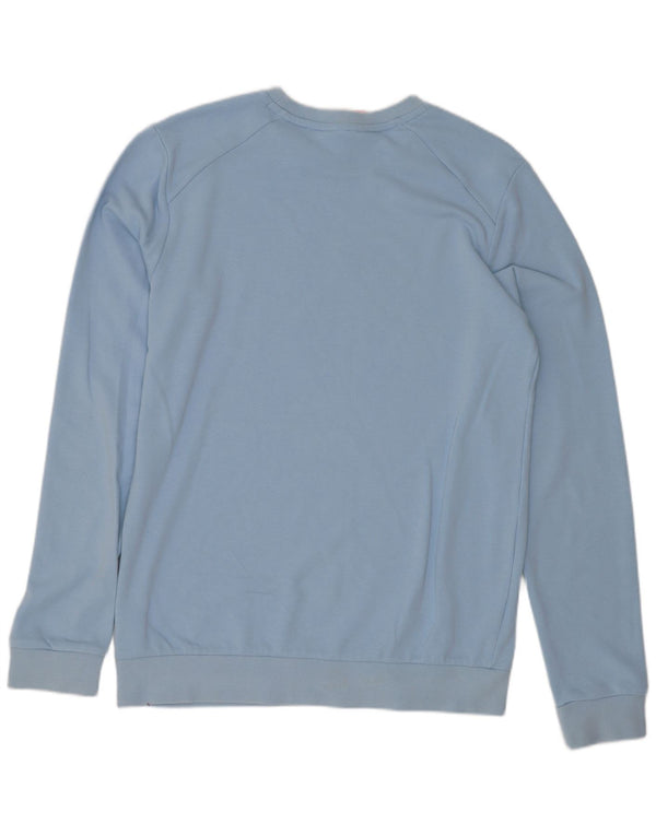 Felpa grafica Adidas da ragazzo 15-16 anni in cotone blu