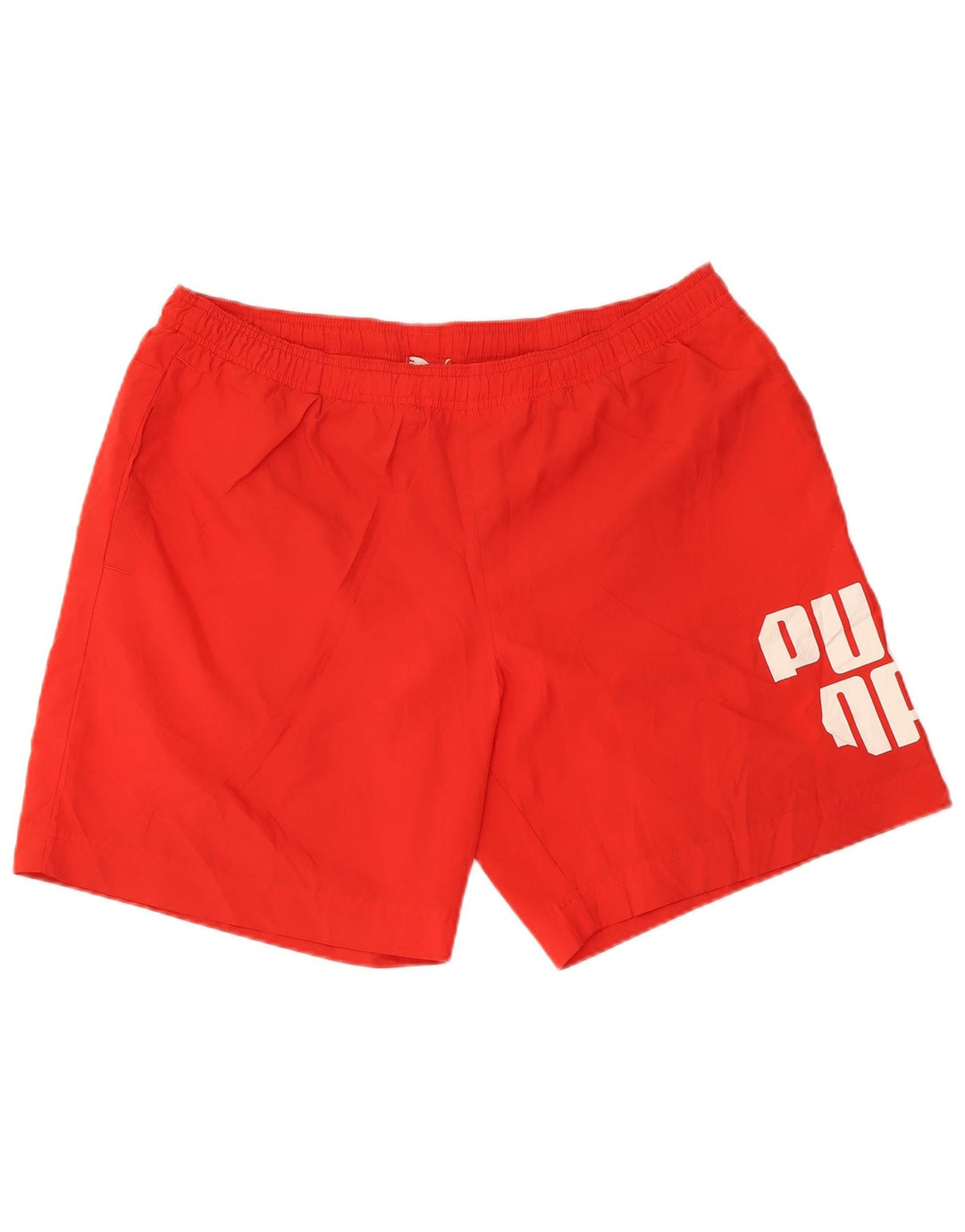 Pantaloncini sportivi grafici PUMA da uomo grandi rossi