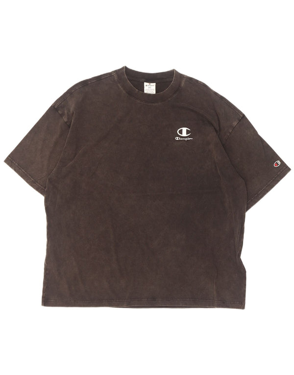 T-shirt da uomo Champion Top 2XL cotone nero