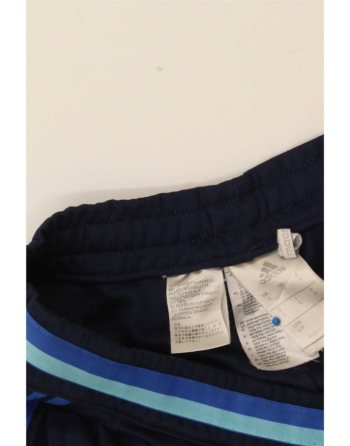 Pantaloni da tuta Adidas Climacool da uomo piccoli in poliestere blu navy