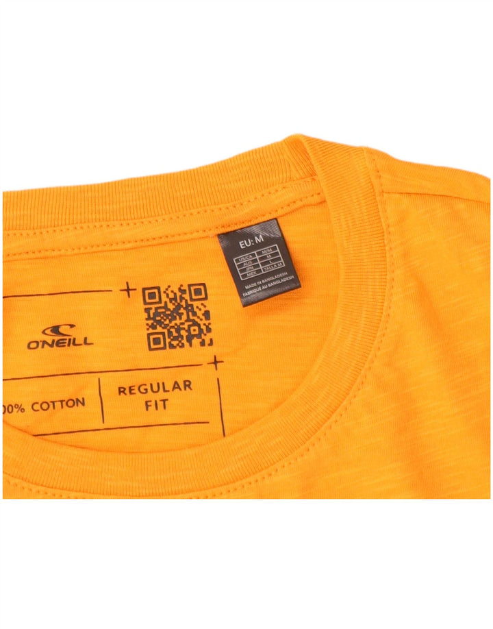 T-shirt da uomo vestibilità regolare O'Neill in cotone arancione medio