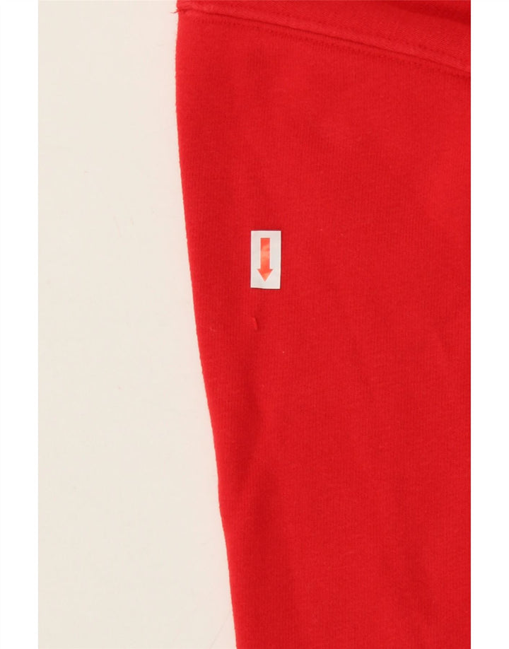 LEVI'S Womens Oversized Graphic Sweatshirt Jumper UK 10 Small Red Cotton Vintage Levi's and Second-Hand Levi's from Messina Hembry 