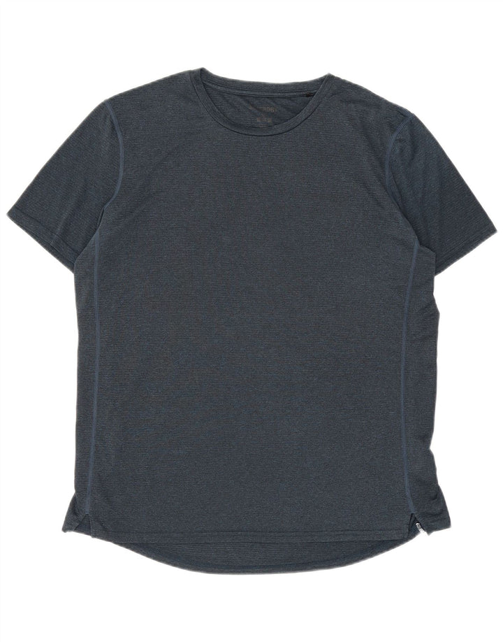 T-shirt da uomo Superdry Top medio blu navy in poliestere