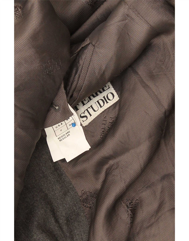 Giacca blazer da uomo a 3 bottoni Gianfranco Ferre EU 54 2XL Acetato grigio