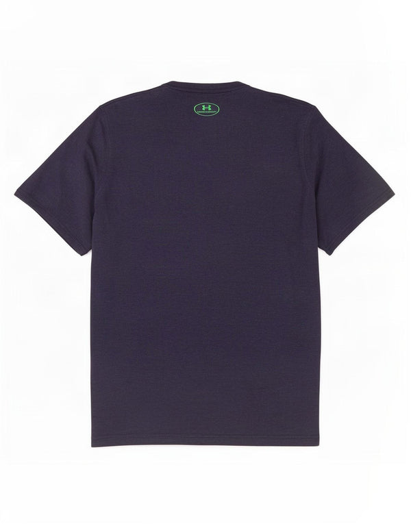 Maglietta grafica da uomo Under Armour Heat Gear Top XL Blu navy