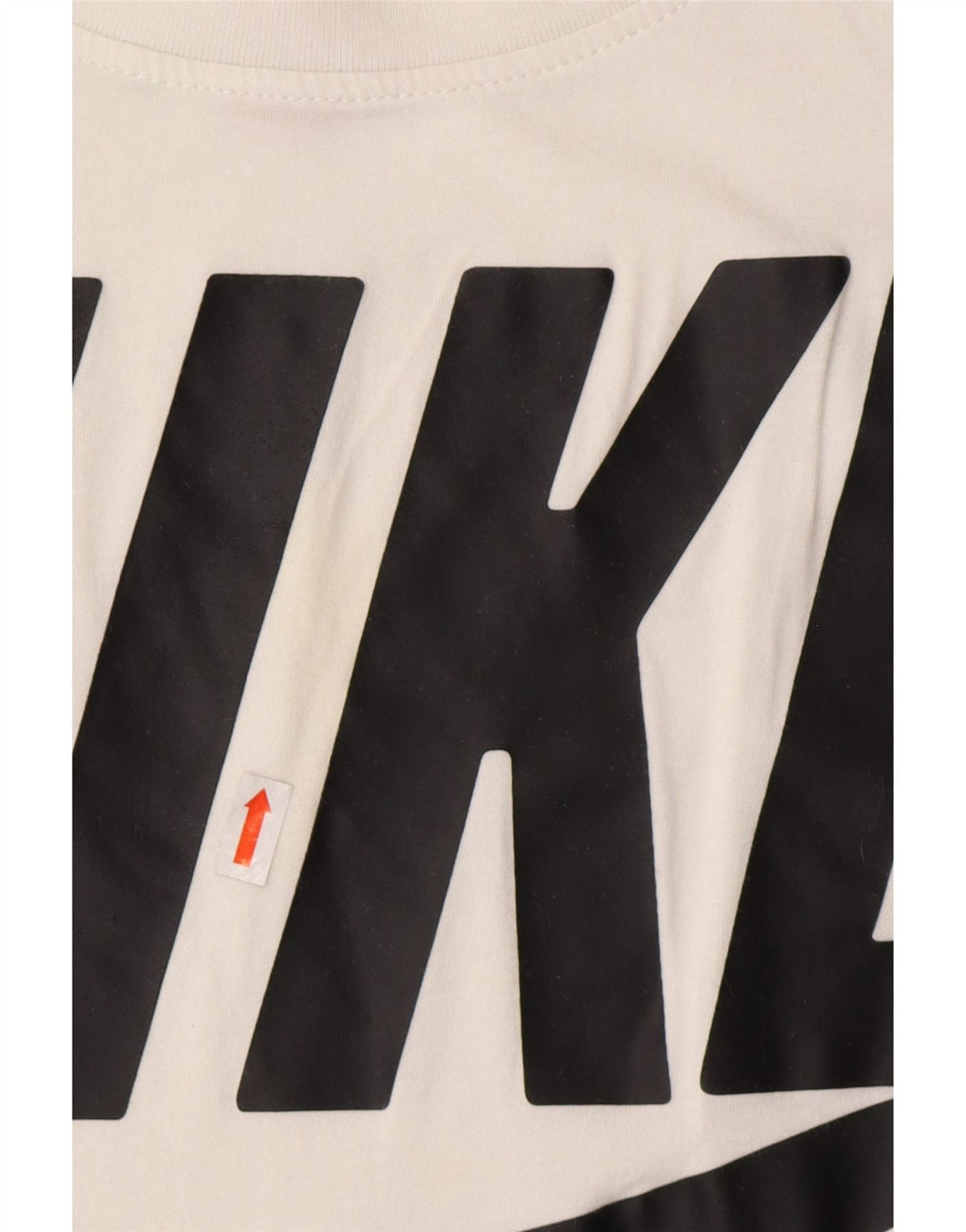 T-shirt grafica da uomo NIKE Top piccola in cotone bianco