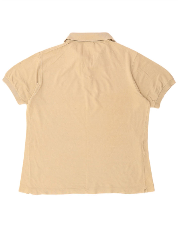 Polo da uomo LACOSTE taglia 5 grande in cotone beige