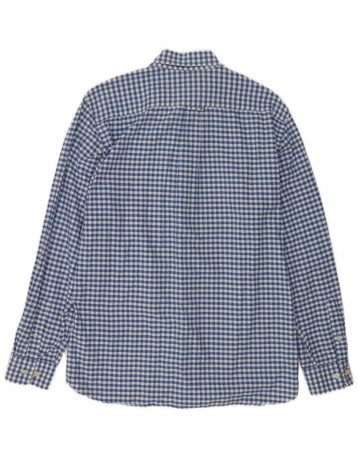 Camicia Gant da uomo vestibilità regolare in cotone a quadretti blu medio