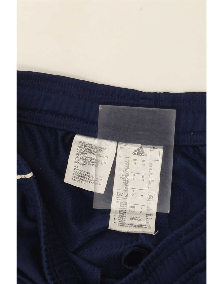 Pantaloni da tuta da uomo Adidas Joggers medi in poliestere blu navy