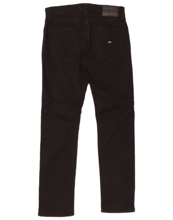 Tommy Hilfiger Uomo Scanton Slim Jeans W30 L30 Cotone Nero