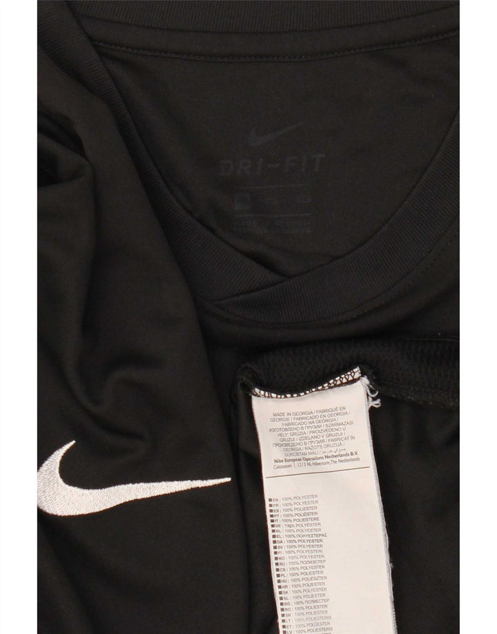 T-shirt Nike Dri Fit da uomo 2XL nera in poliestere