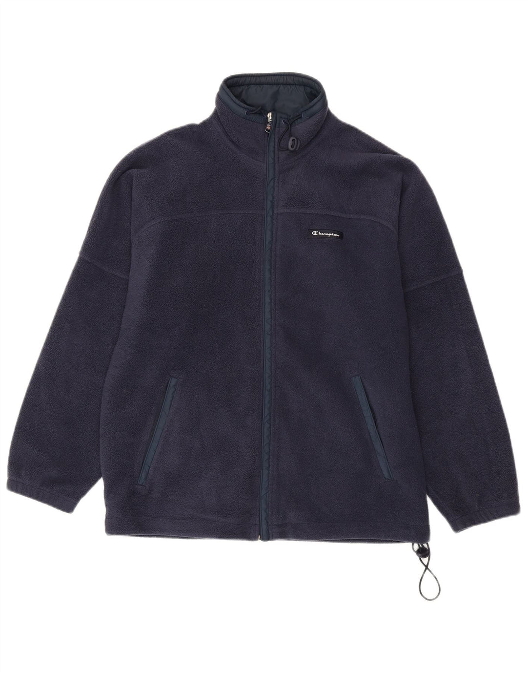 Giacca in pile da uomo Champion UK 38 poliestere blu navy medio