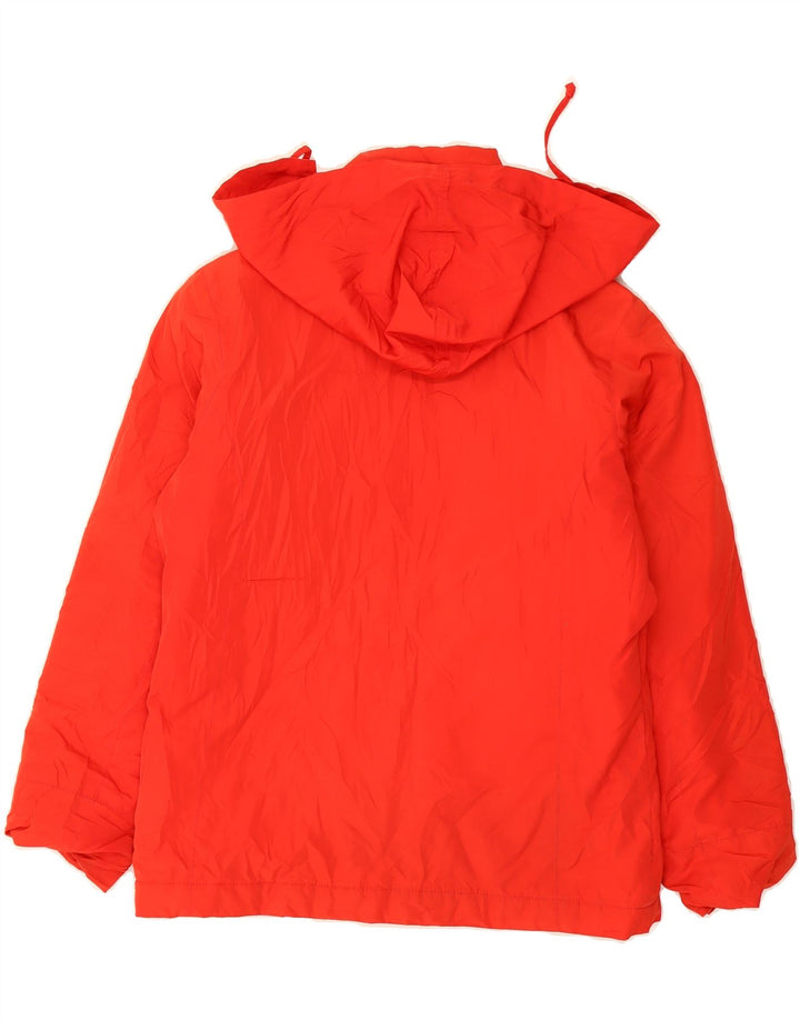 CHAMPION Womens Hooded Rain Jacket UK 10 Small Red Vintage Champion and Second-Hand Champion from Messina Hembry 