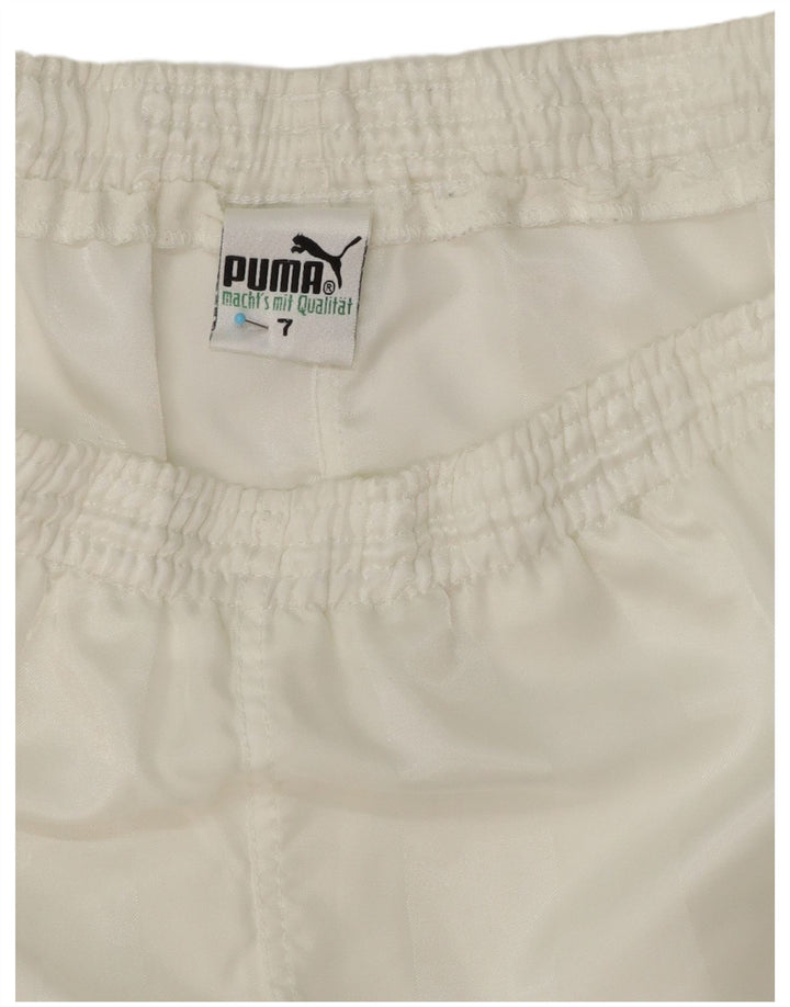 Pantaloncini da bagno da uomo Puma Large bianchi in poliammide