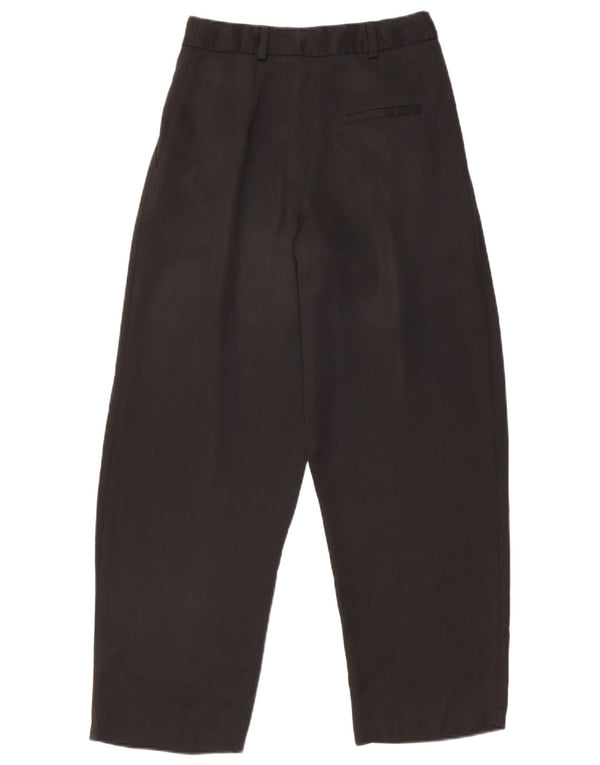 Pantaloni chino con pegged da donna Topshop UK 6 XS W25 L26 poliestere nero