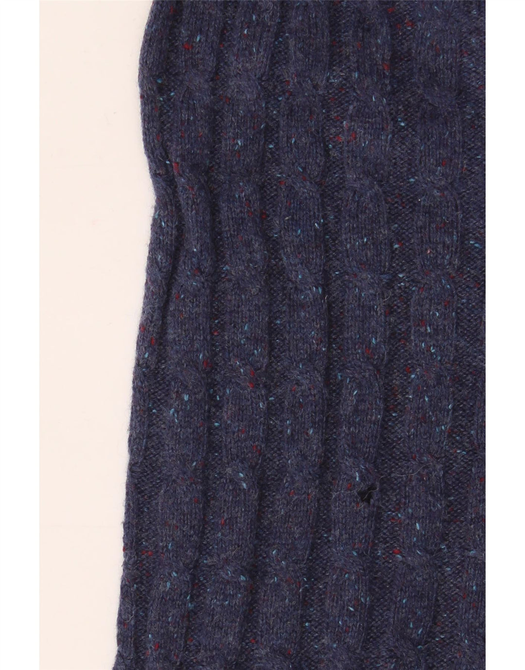JACK WILLS Maglione maglione girocollo da uomo grande blu navy screziato