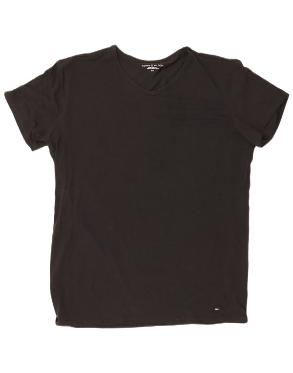T-shirt da uomo Tommy Hilfiger Top 2XL cotone nero