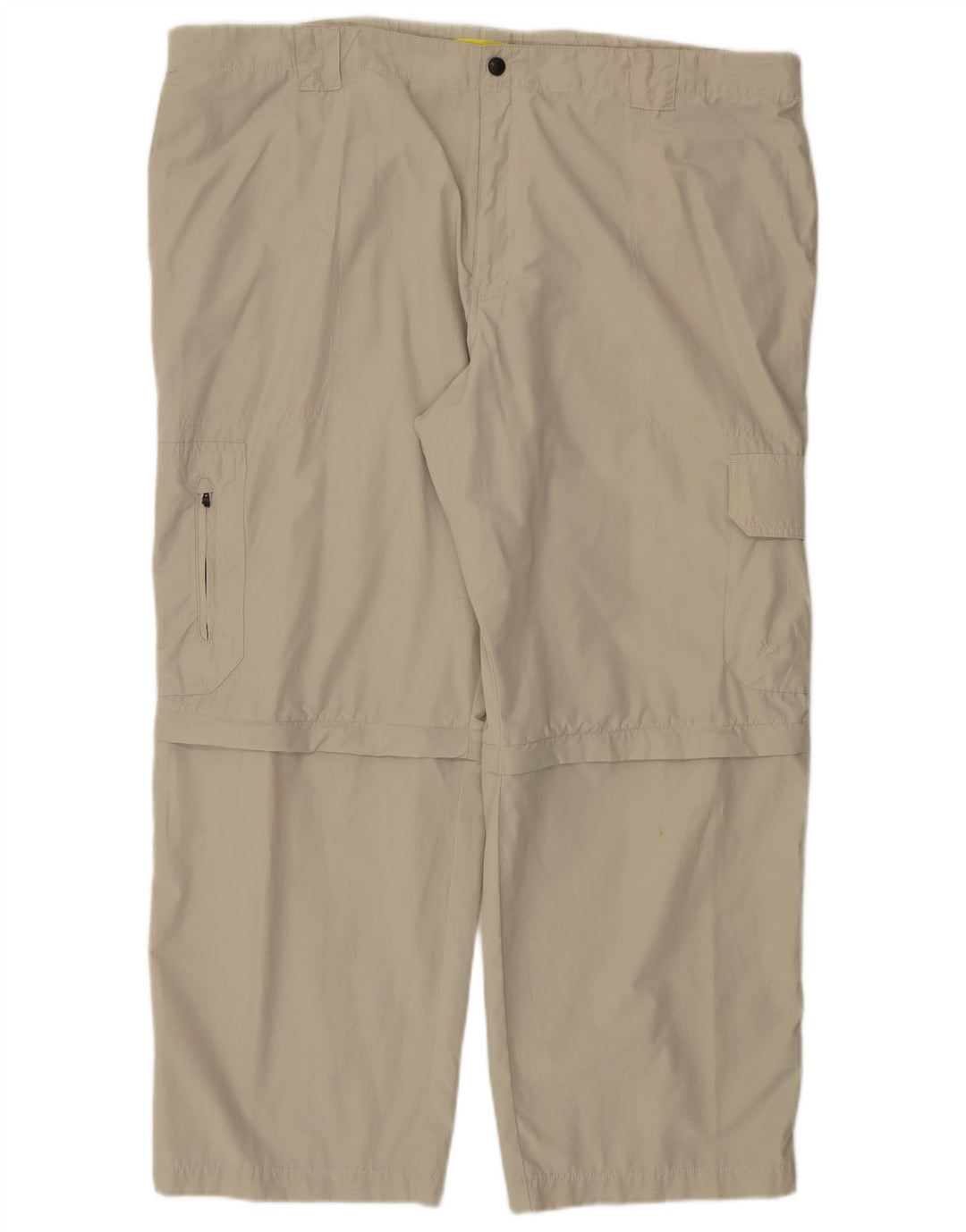 Pantaloni cargo dritti da uomo Marks & Spencer W44 L29 Beige Poliammide