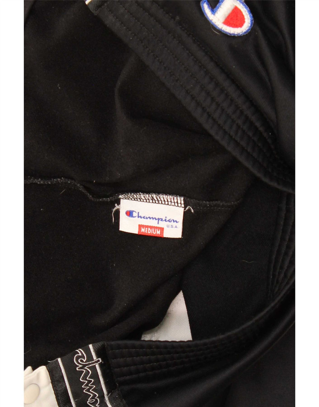 Pantaloni da tuta con grafica Champion da uomo, colore nero medio